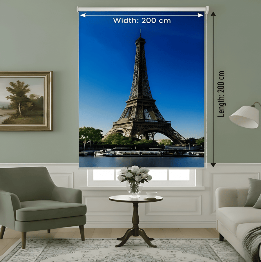 ستارة رول صور 3D حاجبة لنور الشمس مقاسي -  150*200 +200 *200