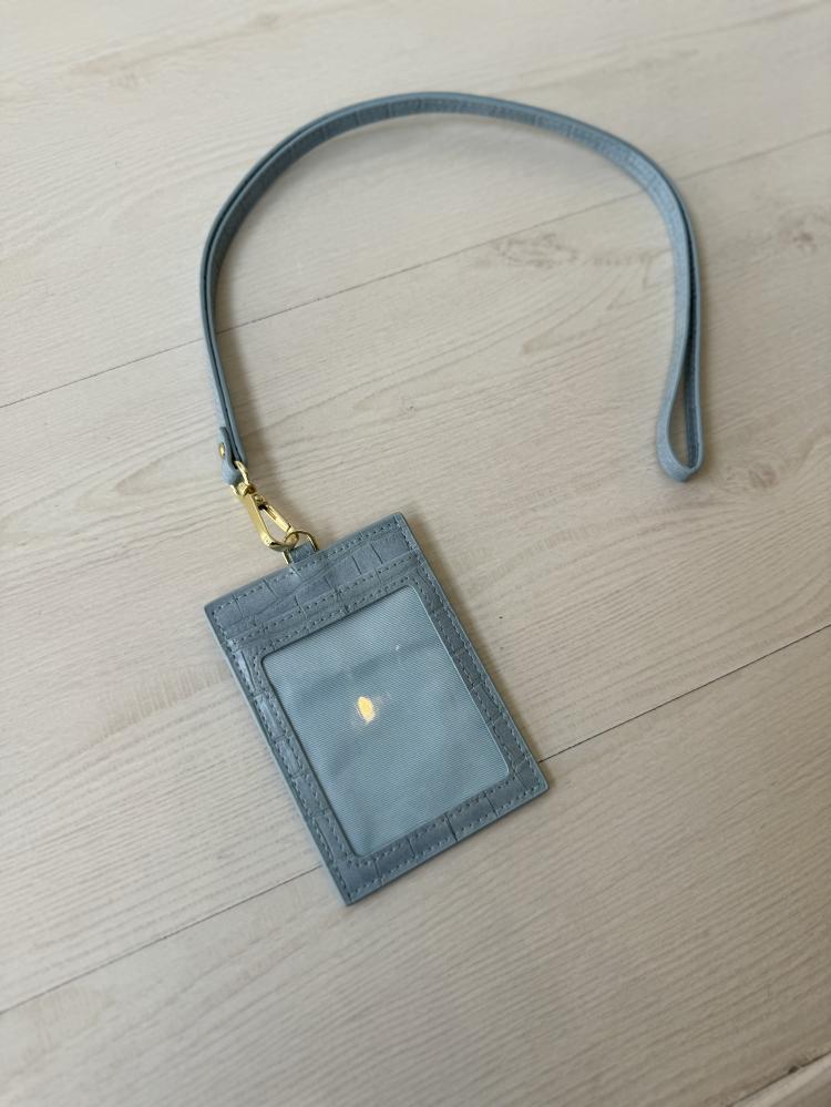 Card holder - sky blue