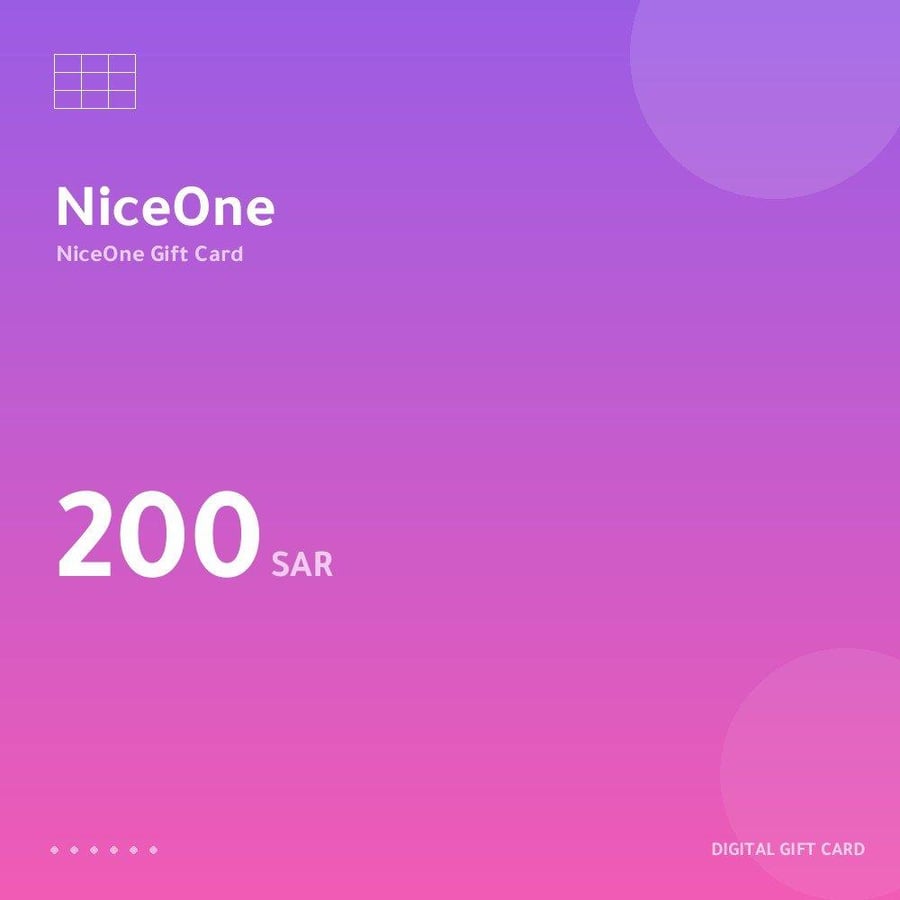 بطاقة نايس ون 200 ريال