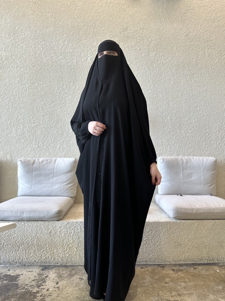 عباية رأس جالكسي كم مطاط قماش جالكسي