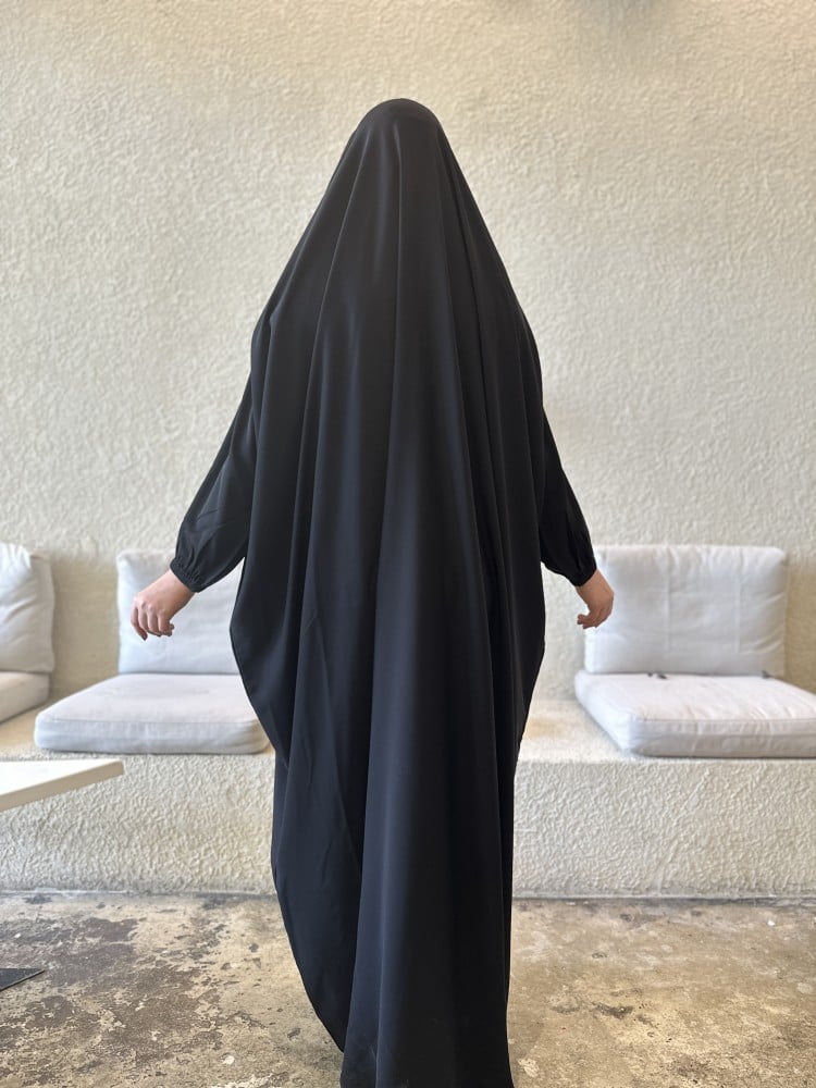 عباية رأس جالكسي كم مطاط قماش جالكسي