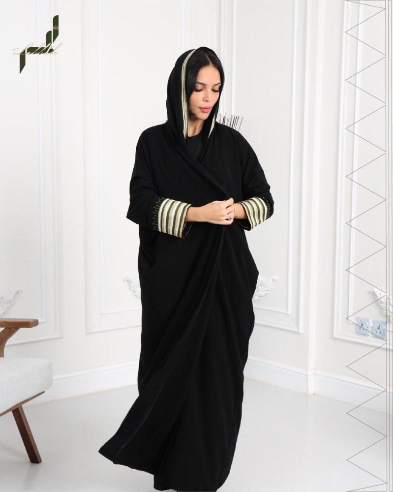 عباية السيور بشت بنفسجي
