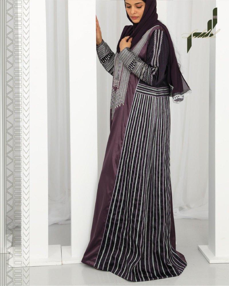 جلابية عسيرية بنفسجي