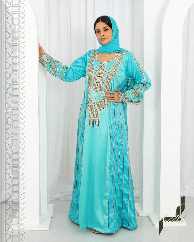 جلابية عسيرية بنفسجي
