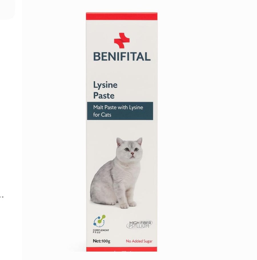 معجون الشعير اللايسين المفيد للقطط 100 جرام