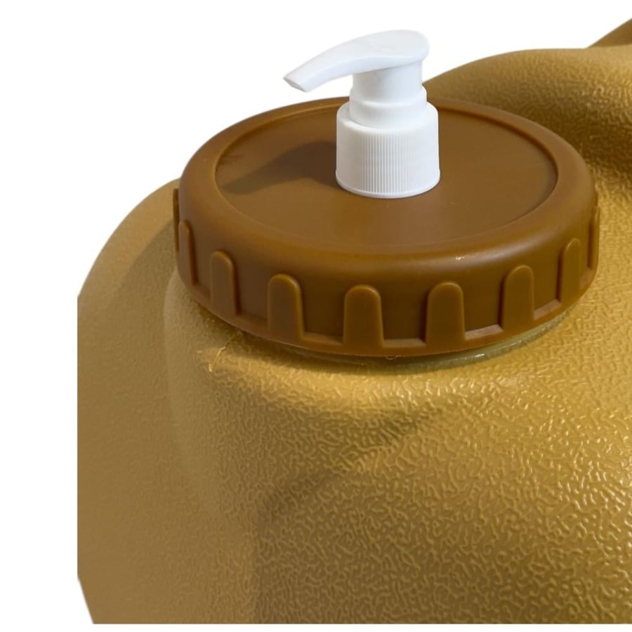 Water jug for trips beige 20 liter