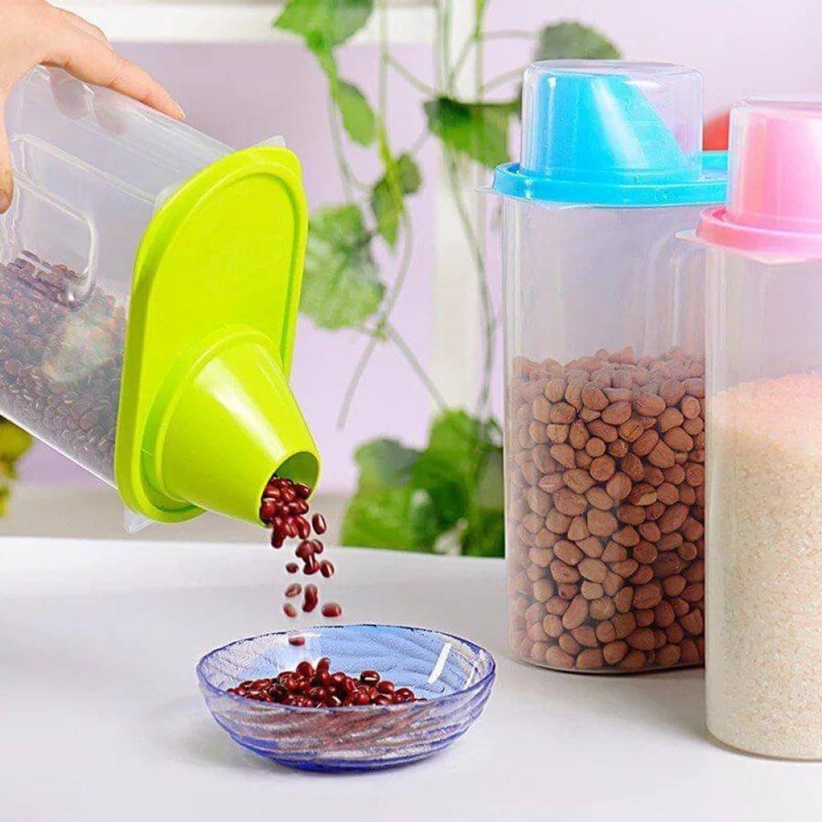علبة بقوليات بلاستيك