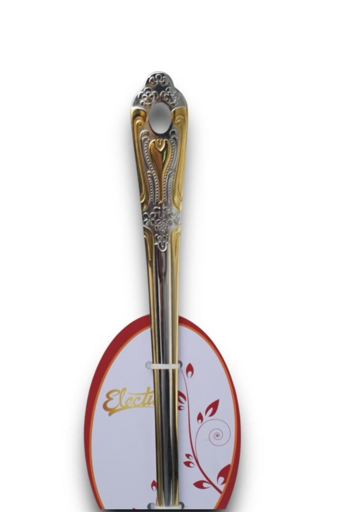 Stainless steel cooking spoon