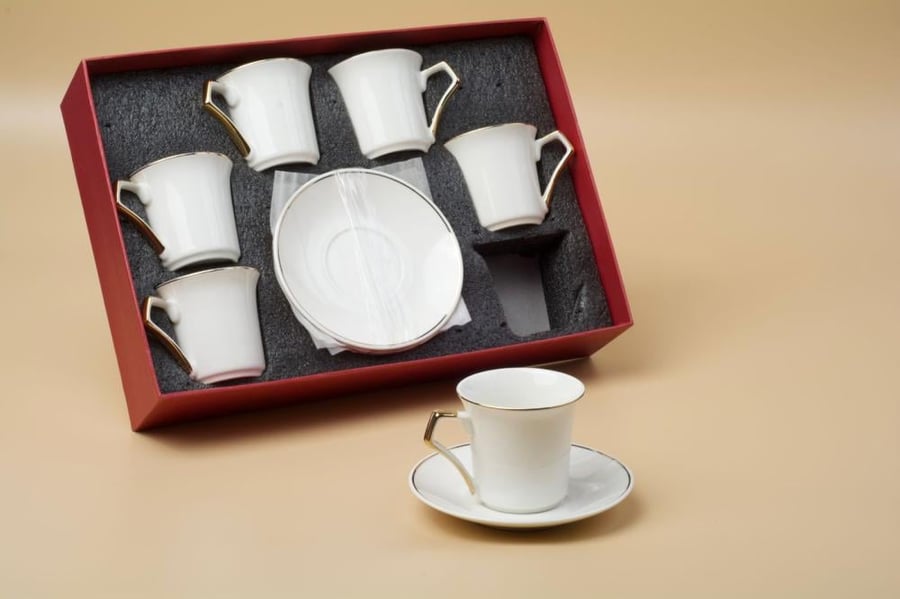 Turkish coffee cup set 12 pieces