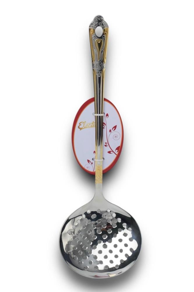 Stainless steel cooking spoon