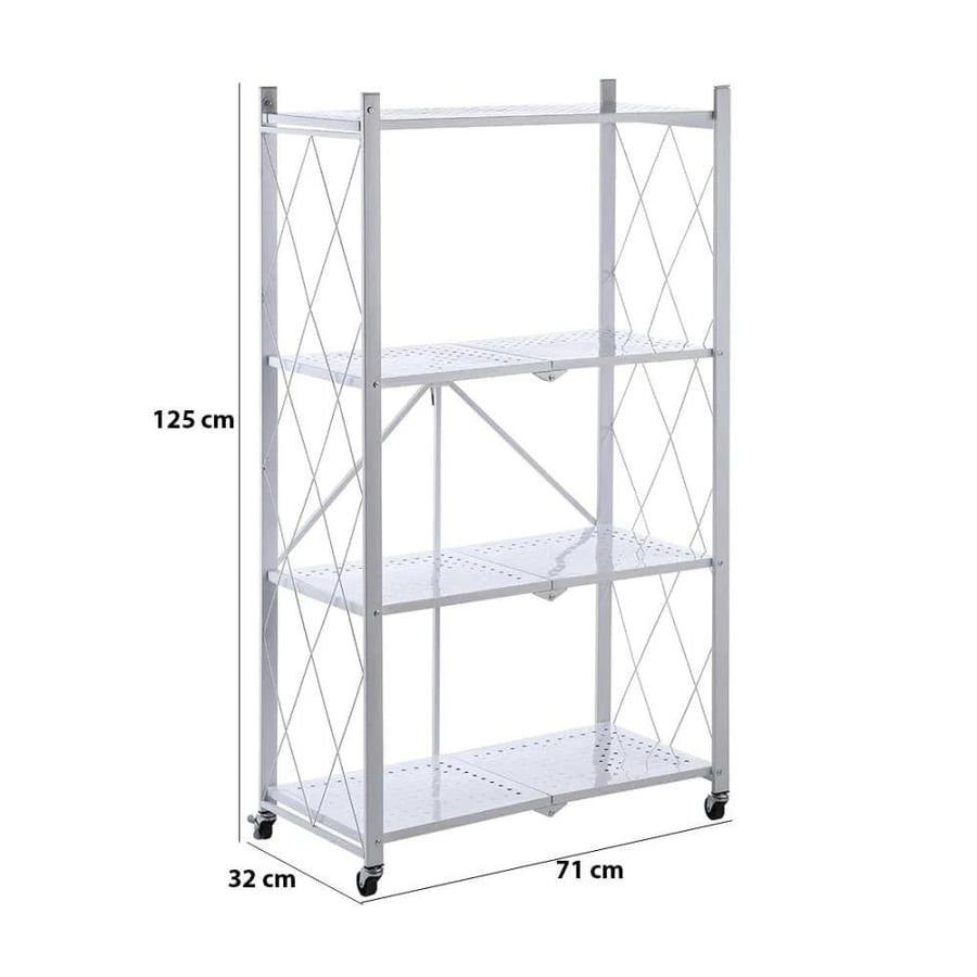 Iron storage rack, 4 levels