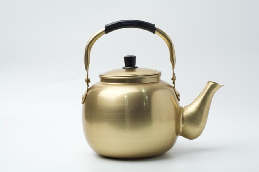 Korean copper pitcher