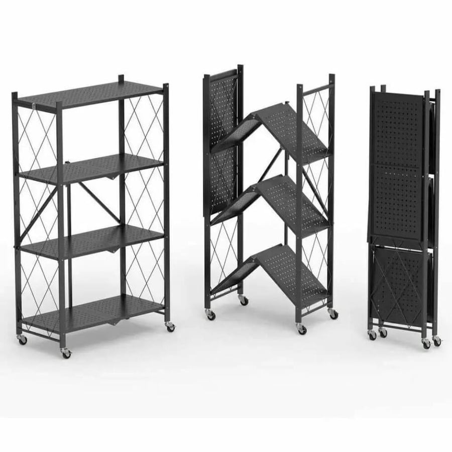 Iron storage rack, 4 levels