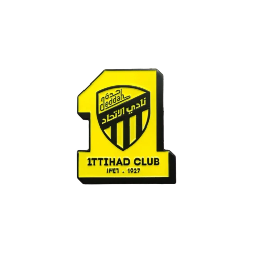 ستيكر معدني لاصق نادي الاتحاد