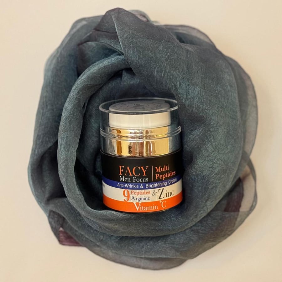 Cream FACY Men Focus multi-peptides anti-wrinkle and brightening for men