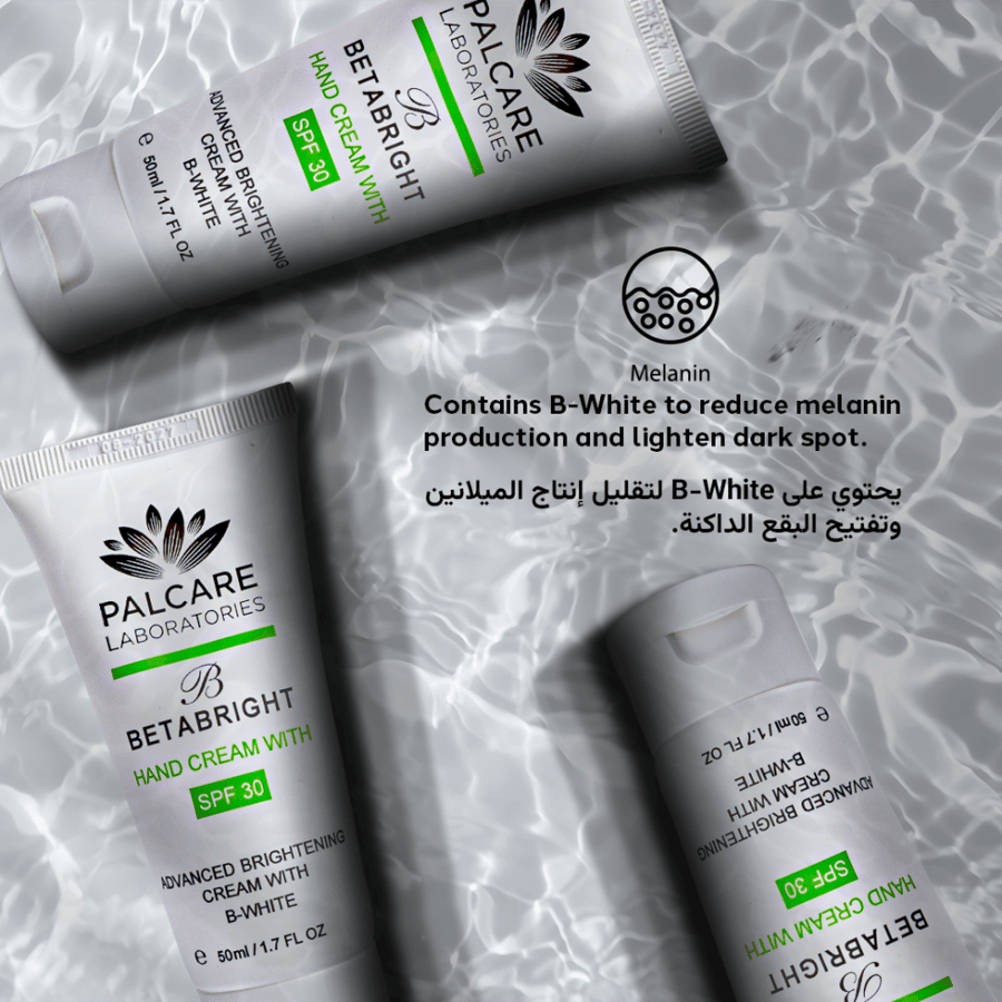 Betabright hand cream with SPF30, Advanced brightening cream with B-White, 50ml
