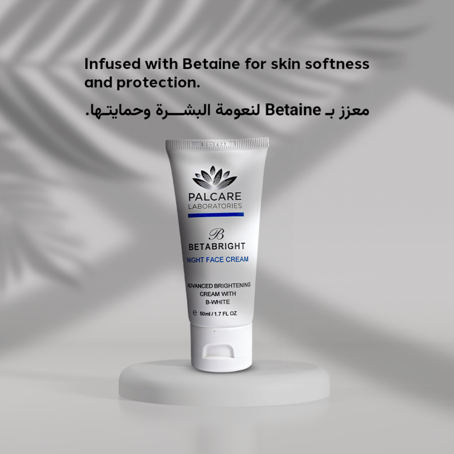 Betabright face night cream, Advanced brightening cream with B-White, 50 ml