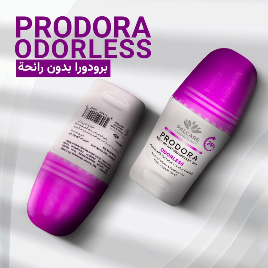 Prodora Odorless Roll-On Deodorant for Antimicrobial Protection, 75ml