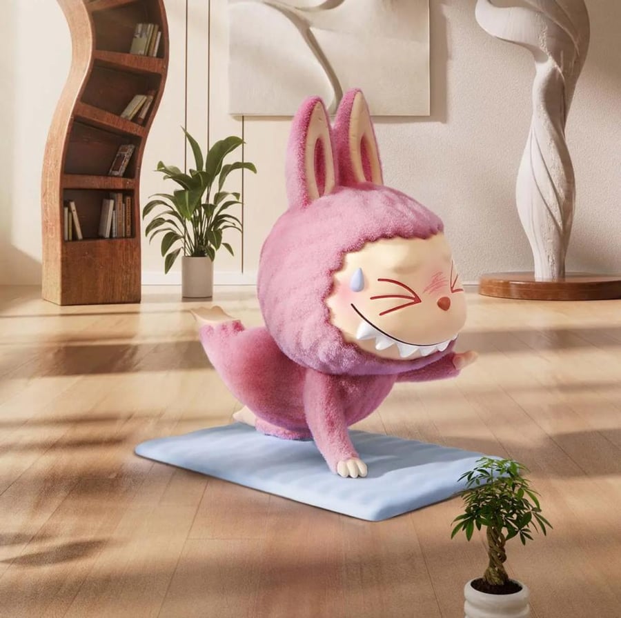 THE MONSTERS Lazy Yoga Series Figures-Copy