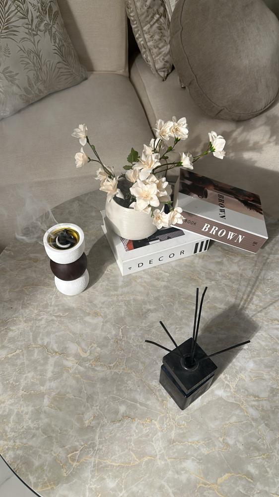 Modern villa hospitality table