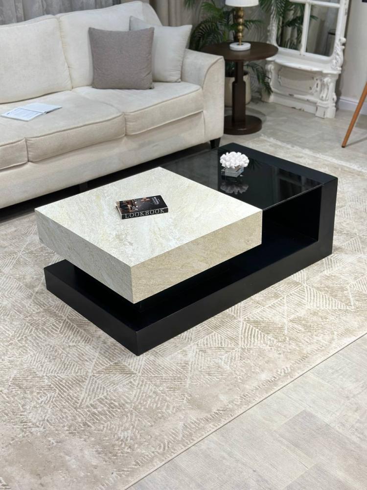 طقم طاولة بديل الرخام 7 قطع – فخامة تلامس الواقع kf