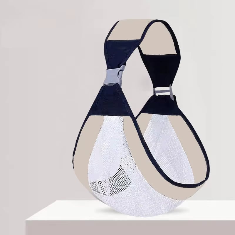 Comfortable and practical small children's and infants' straps with a modern design made of soft fabric with mesh