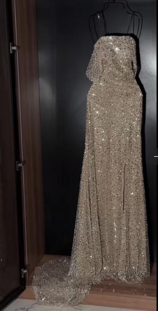 فستان سهره ذهبي