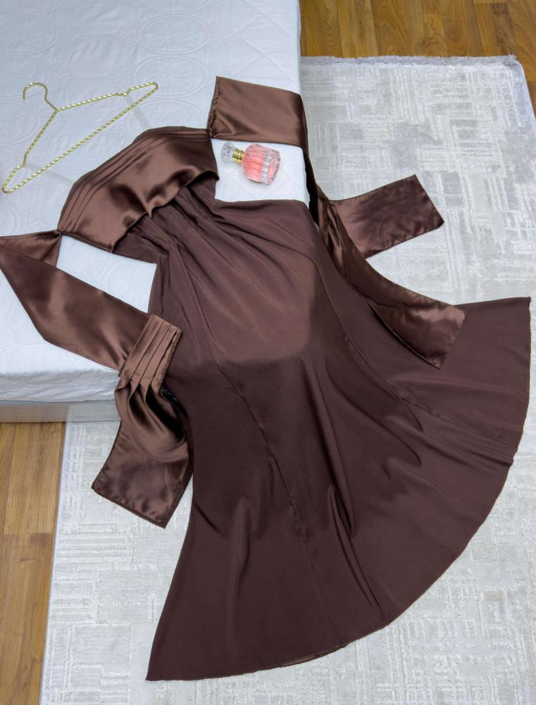 فستان سهره بني