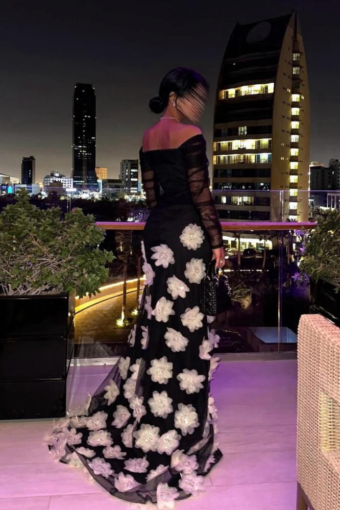 فستان رغد سهره اسود