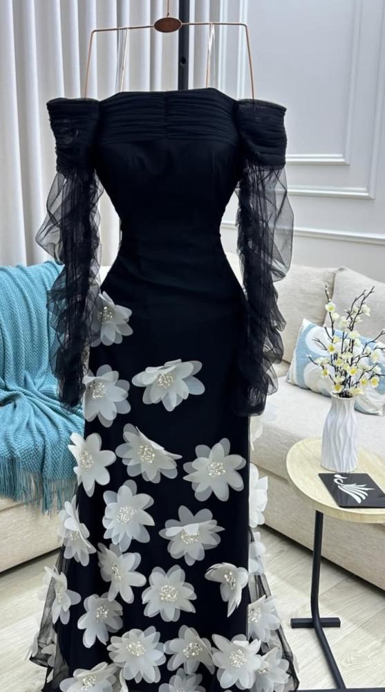فستان رغد سهره اسود