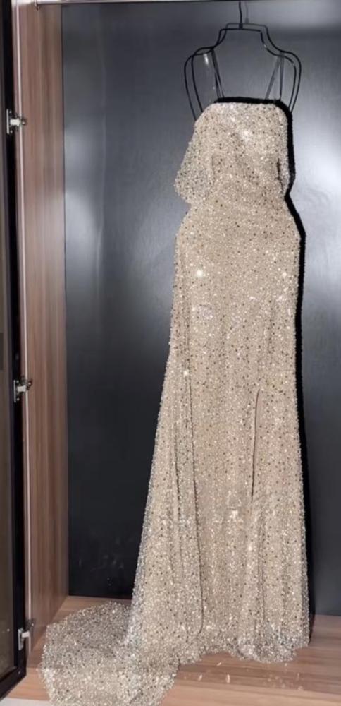 فستان سهره ذهبي
