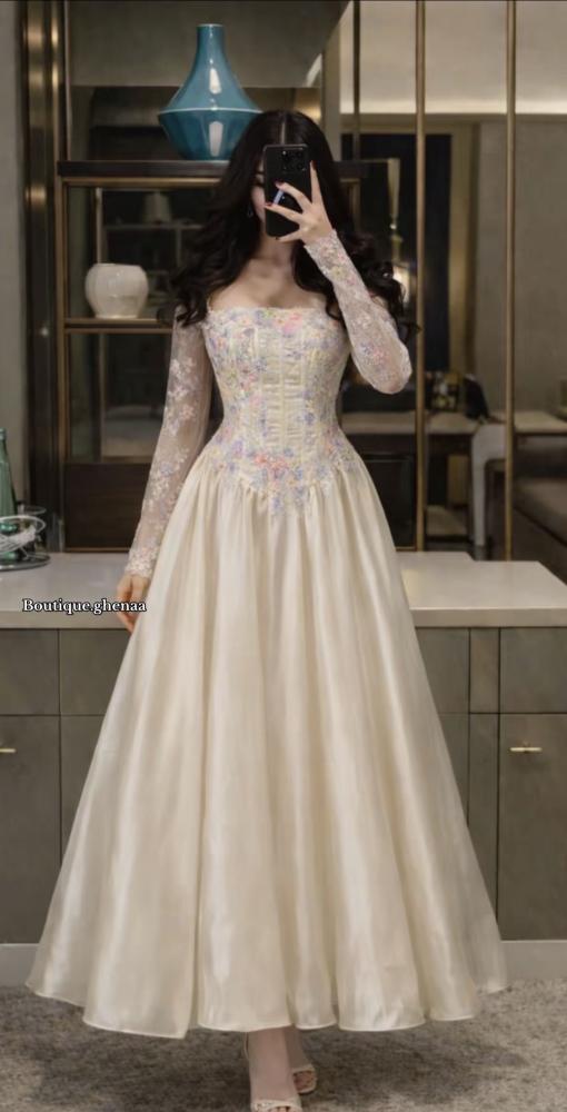 فستان سهره سكري مورد