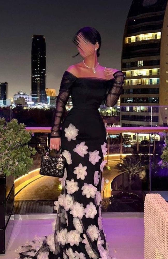 فستان رغد سهره اسود