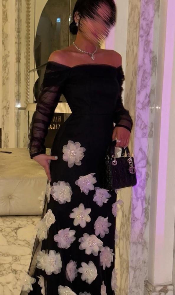 فستان رغد سهره اسود