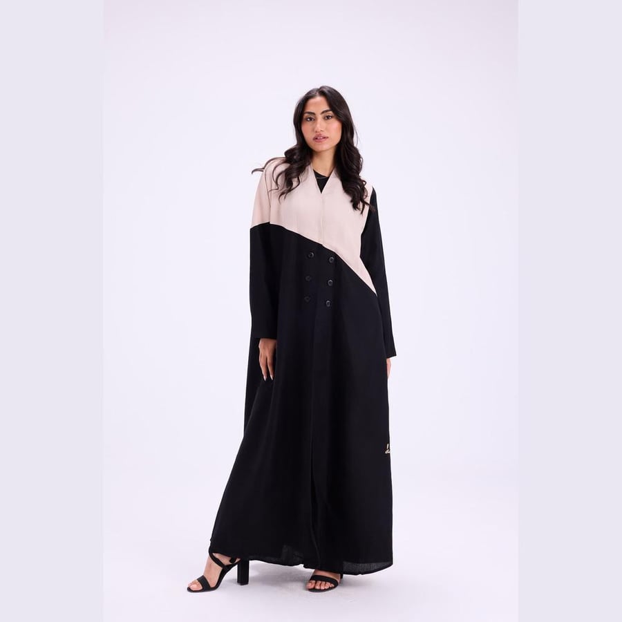 عباية Black Cream