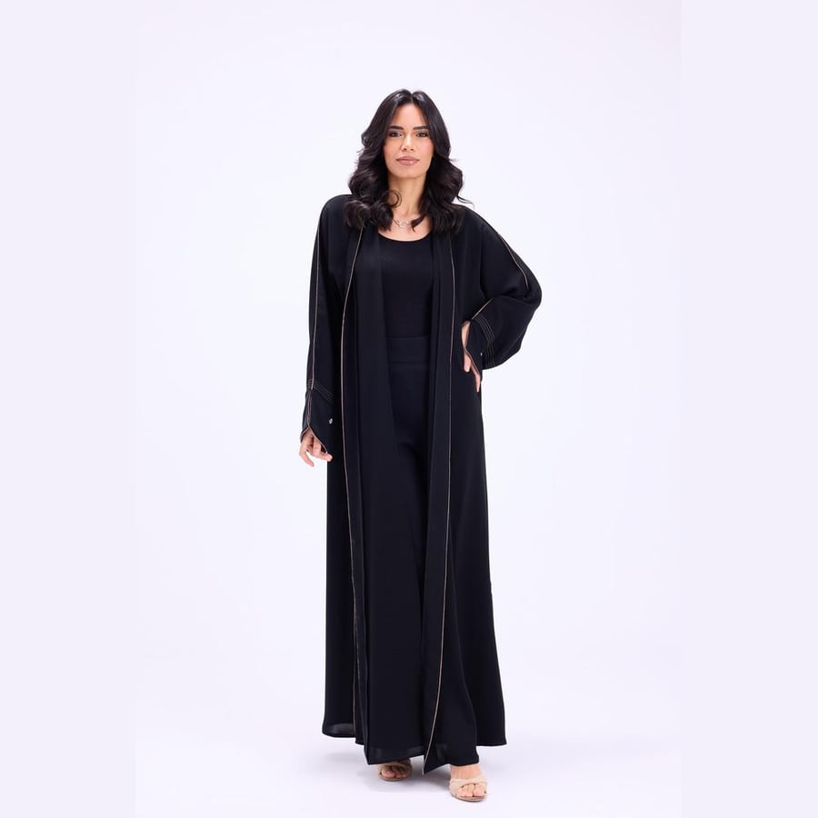 عباية Button Lines
