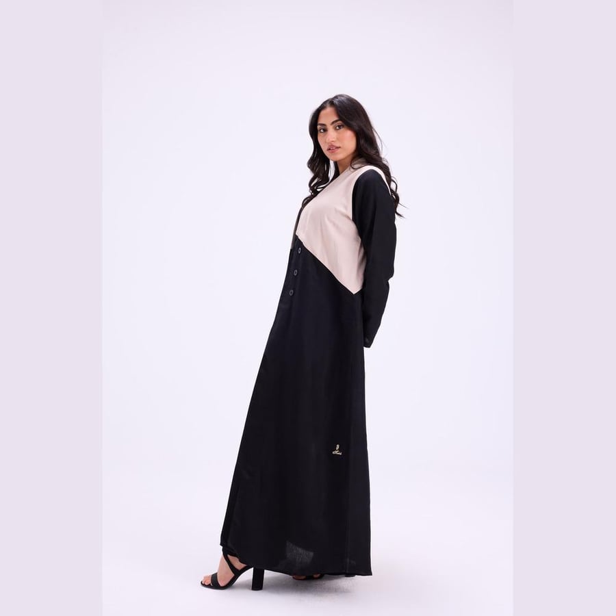 عباية Black Cream
