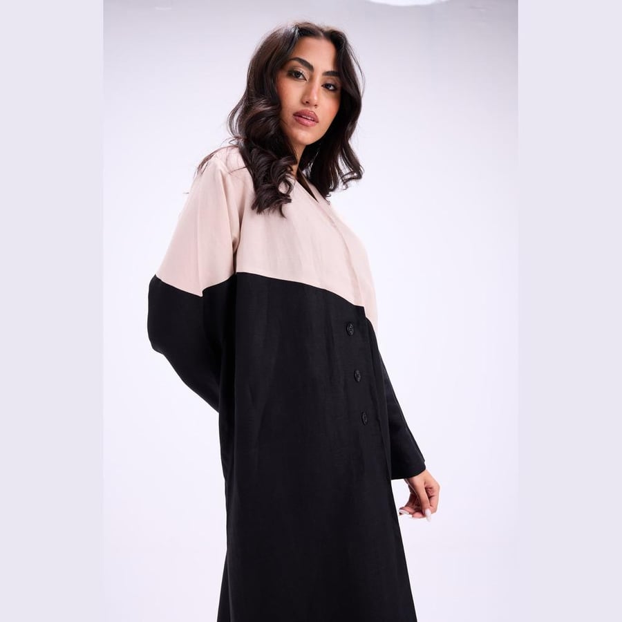 عباية Black Cream