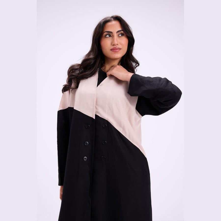 عباية Black Cream