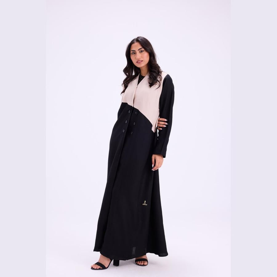 عباية Black Cream