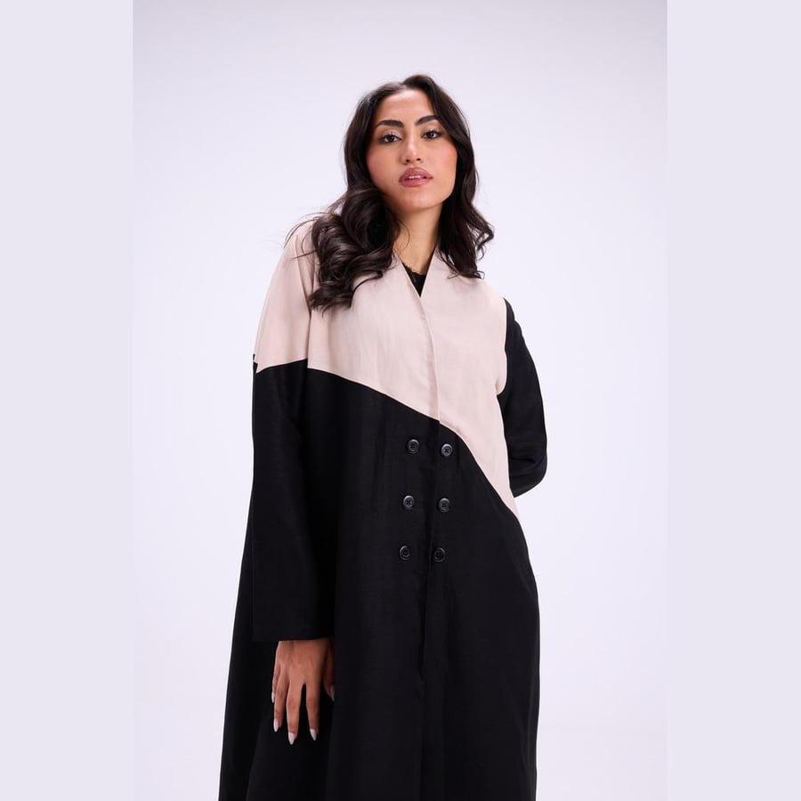 عباية Black Cream