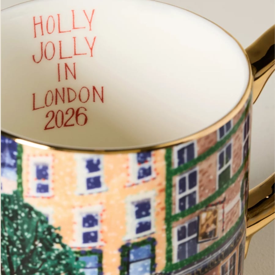 Holiday in the City Stoneware Mug