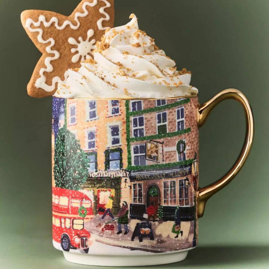 Holiday in the City Stoneware Mug