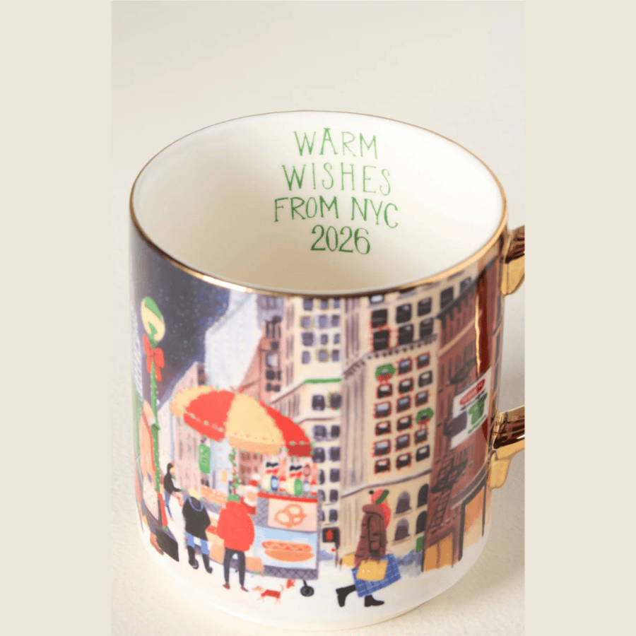 Holiday in the City Stoneware Mug