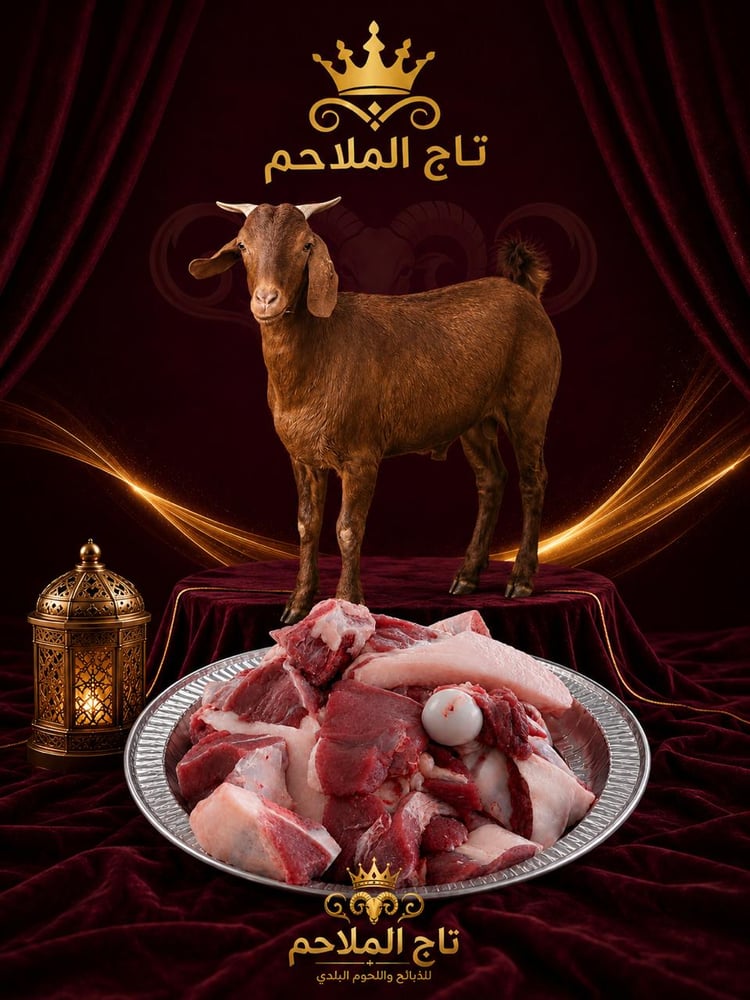 تيوس  بلدي ذبيحة كاملة طازجة