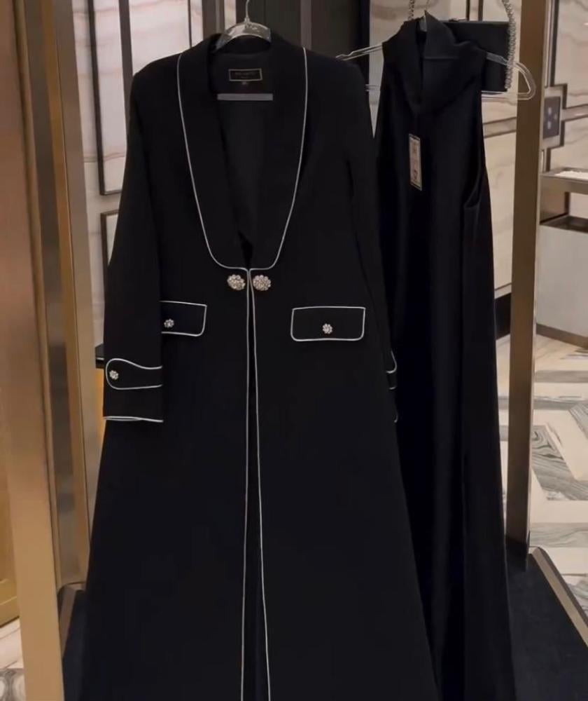 Creepe fabric abaya Elite 1042