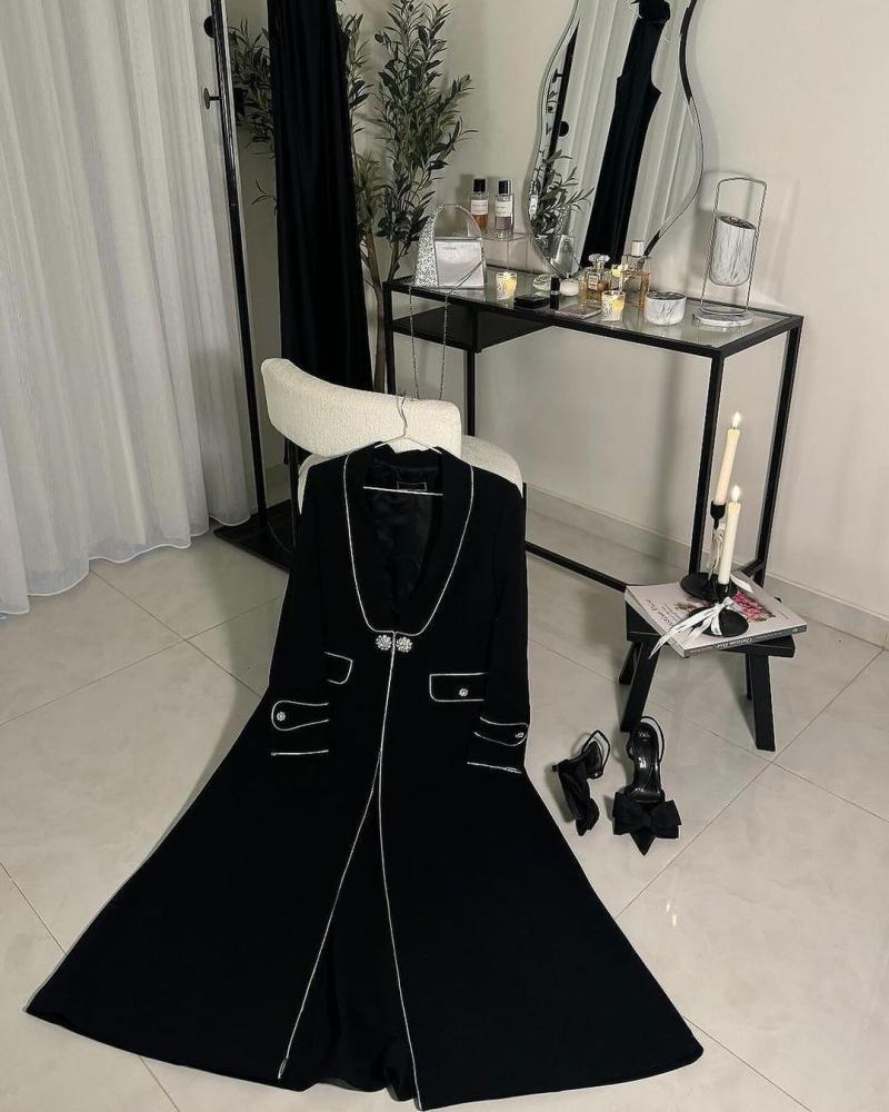 Creepe fabric abaya Elite 1042