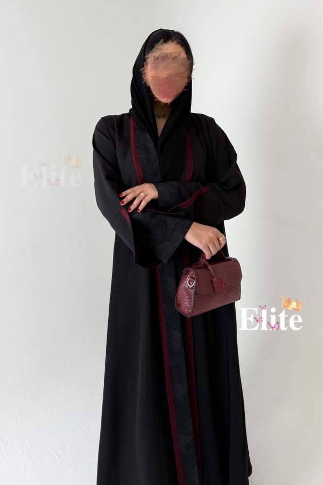 كريب بتداخل عنابي 1254