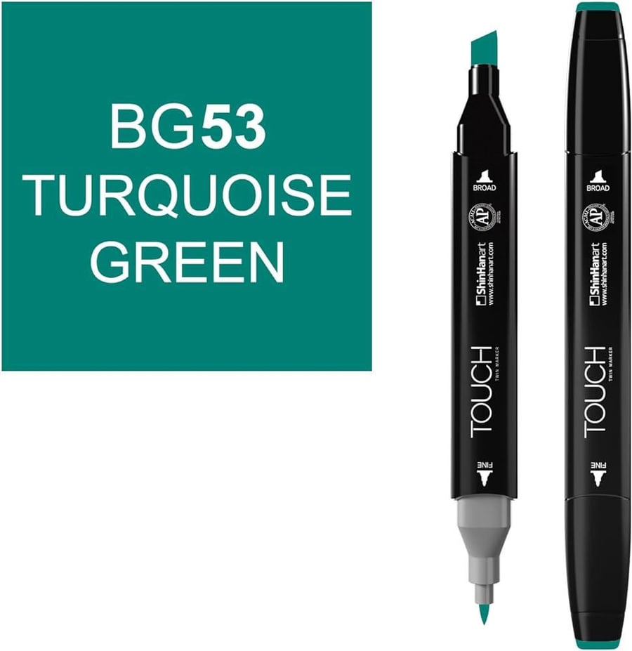 Touch Twin BG53 Turquoise Green Marker