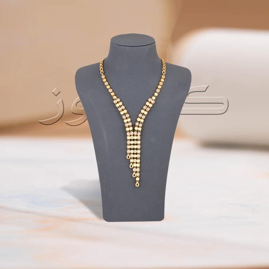طقم  الشومية زركون بديل الذهب